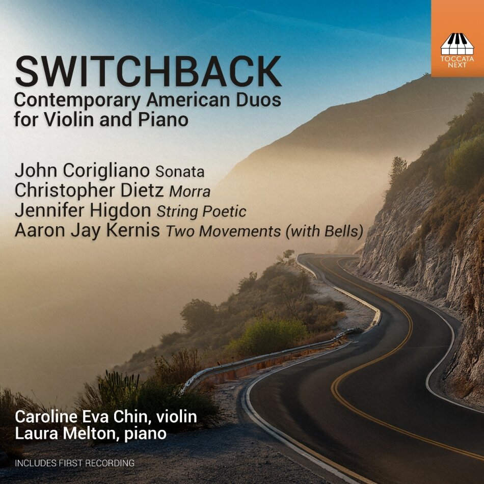 John Corigliano (*1938), Christopher Dietz, Jennifer Higdon (*1962), Aaron Jay Kernis, … - Switchback - Contemporary American Duos For Violin & Piano
