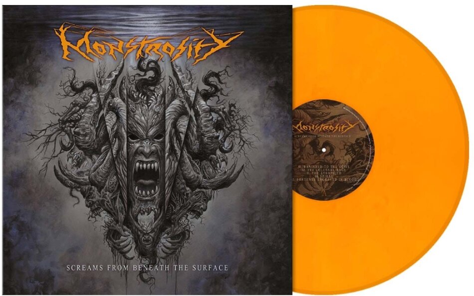 Monstrosity - Screams from Beneath the Surface Orange Marble Vinyl, LP