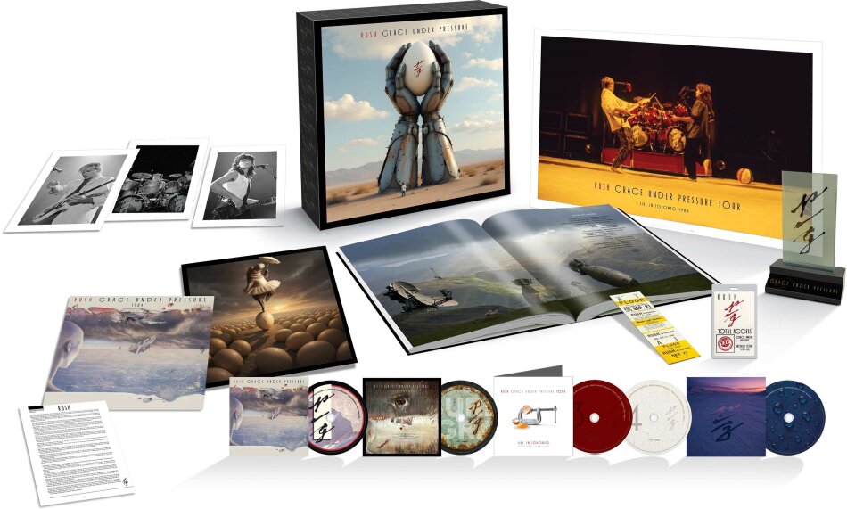 Rush - Grace Under Pressure 2026 Reissue, Limited Super Deluxe Box, Mercury, 4 CDs + Blu-ray