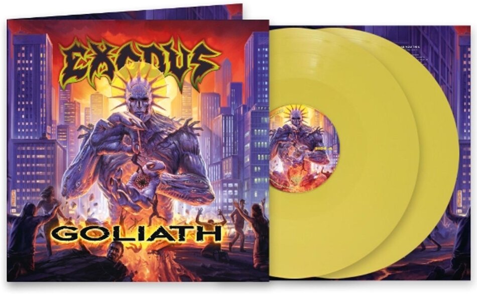 Exodus - Goliath Gatefold, Édition Limitée, Yellow Vinyl, 2 LP