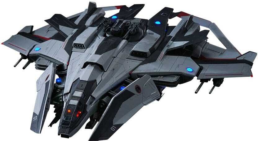 Star Citizen Plastic Pre-assembled Model Kit 1/100 Anvil F8C Lightning Pre-Assembled Finished Model Ver. 25 cm