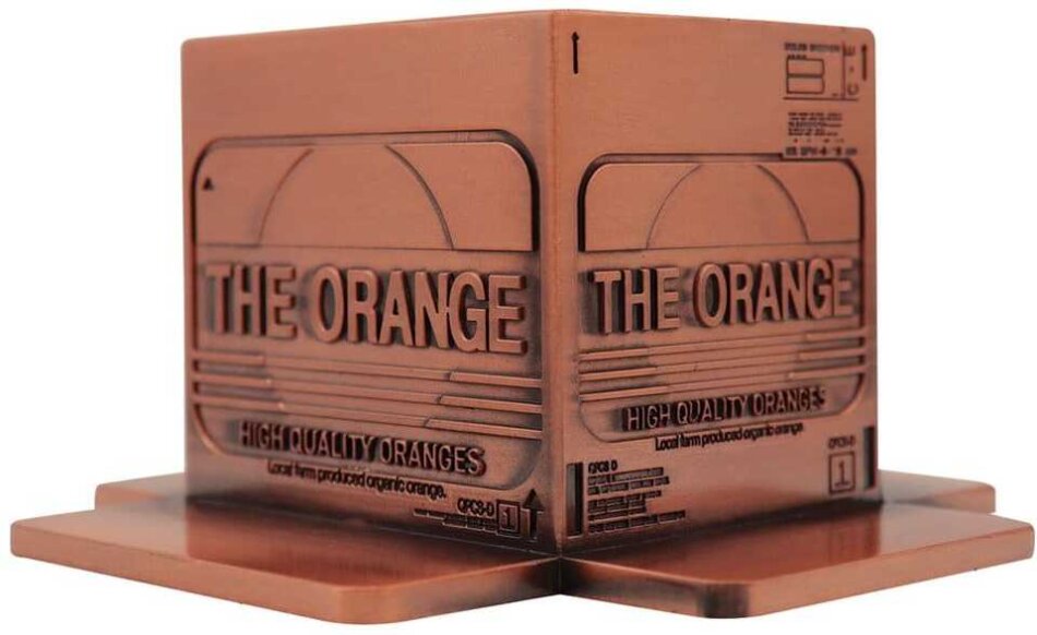 Metal Gear Solid 2 Replik Cardboard Box Antique Gold