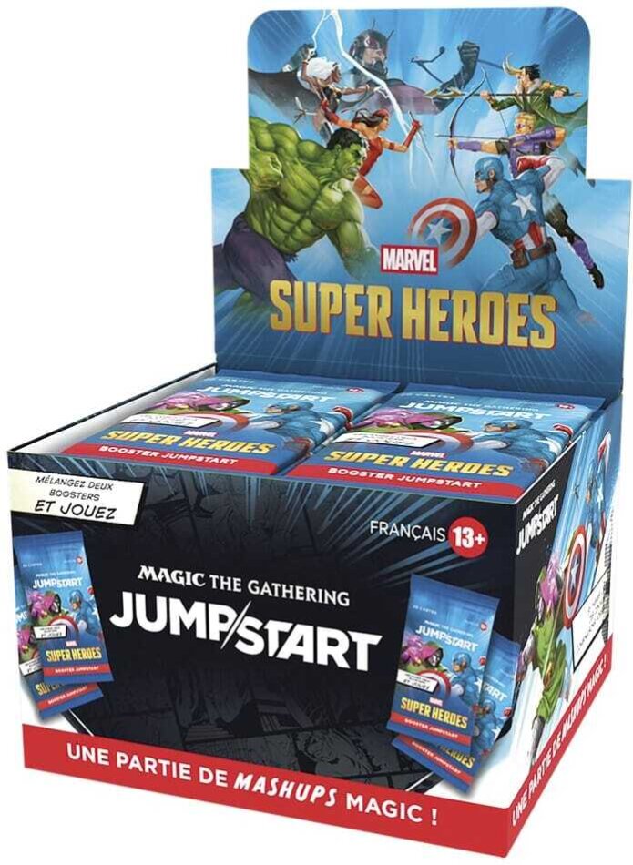 Magic the Gathering Marvel Super Heroes Jumpstart Booster Display (24) französisch