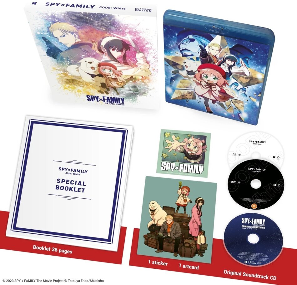 Spy x Family - Code: White (2023) Limited Collector's Edition, Blu-ray + DVD + CD