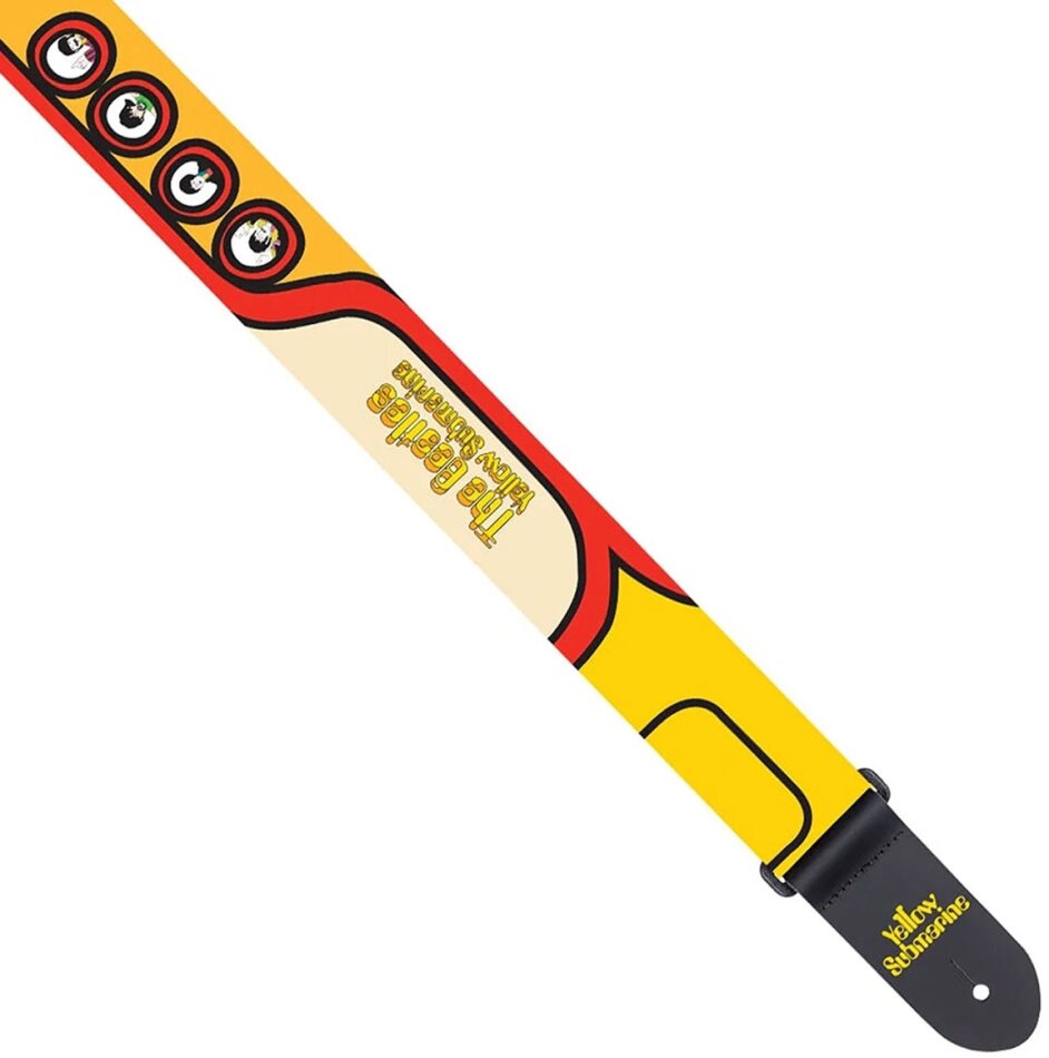 Beatles - The - The Beatles Guitar Strap (Poly): Yellow Submarine Portholes