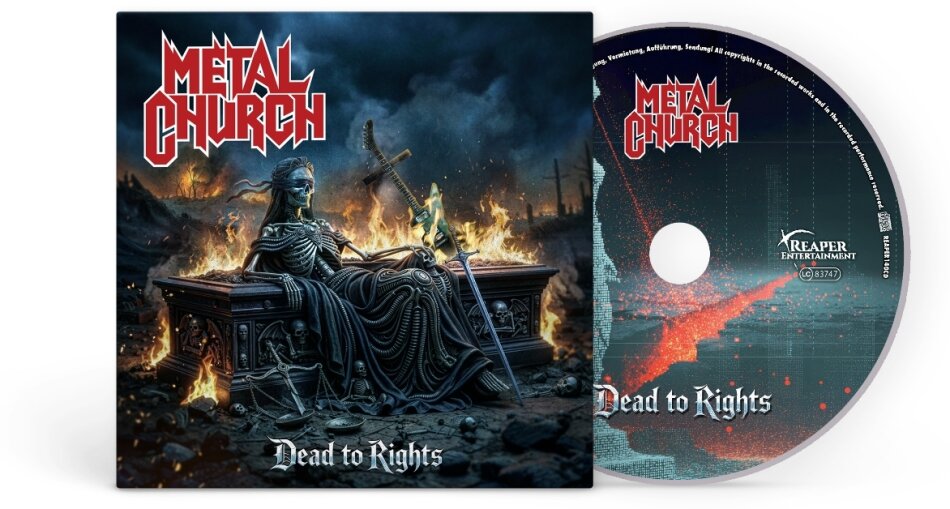 Metal Church - Dead to Rights Bonustrack, Digipack