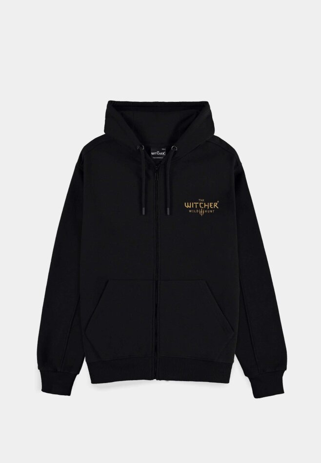 The Witcher - The Wild Hunt Men's Zipper Hoodie - 2Xl Hooded Sweatshirts M Black