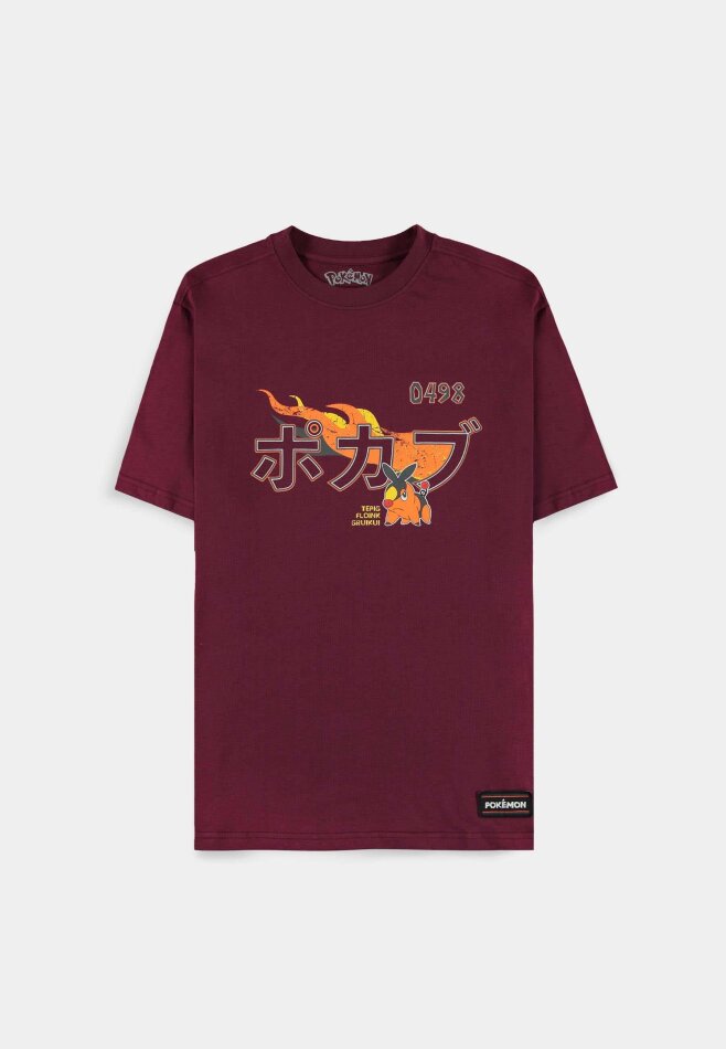 Pokmon - Tepig Short Sleeved T-Shirt - Xl Short Sleeved T-Shirts M Red