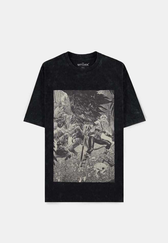 The Witcher T-Shirt Ciri and the Basilisk