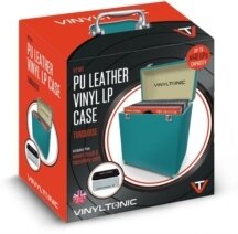 Vinyl Tonic - Pu Leather Lp Case Turquoise With Vt04A