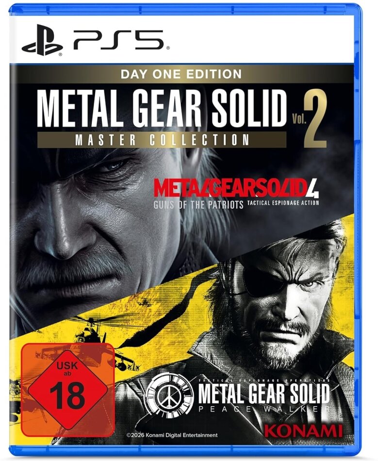 Metal Gear Solid Master Collection 2 German Day One Edition