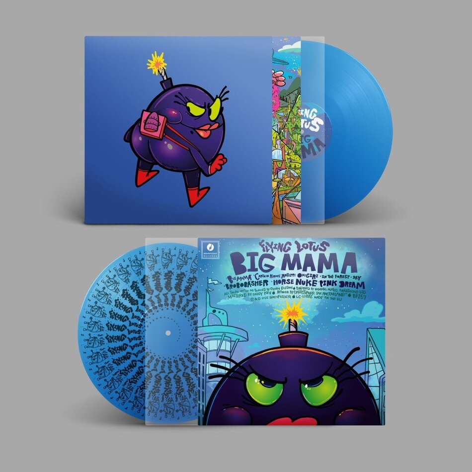 Flying Lotus - Big Mama EP Blue Vinyl, 12" Maxi