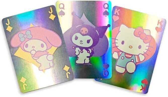 Sanrio Spielkarten Hello Kitty & Friends Cupcake French-suited Deck Holographic