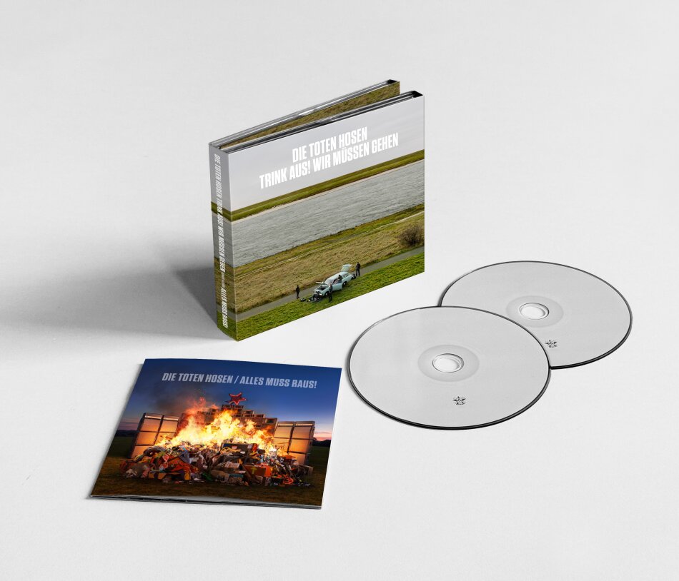 Die Toten Hosen - "Trink aus, wir müssen gehen!" + Bonusalbum "Alles muss raus!" Digipack, 2 CDs