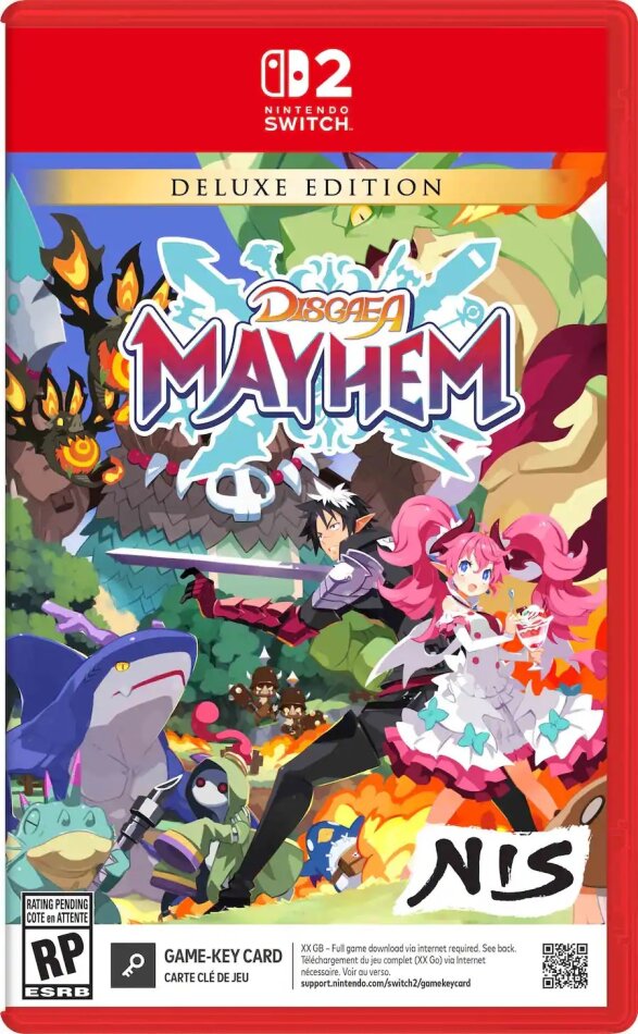 Disgaea Mayhem Game Key Card, Deluxe Edition
