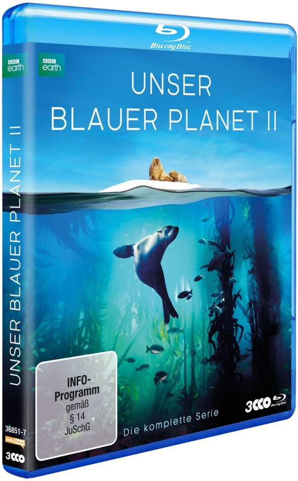 Unser blauer Planet 2 - Die komplette Serie (2017) BBC Earth, Uncut, 3 Blu-rays