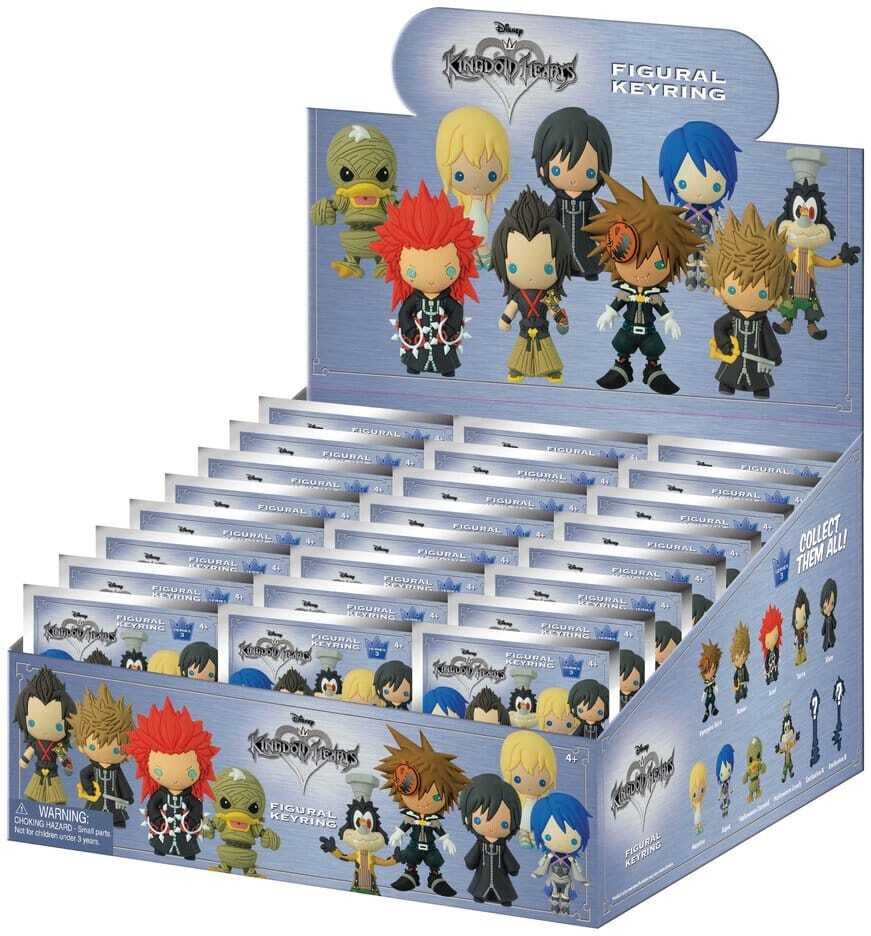 Kingdom Hearts 3D PVC-Taschenanhänger Series 3 Display (24)