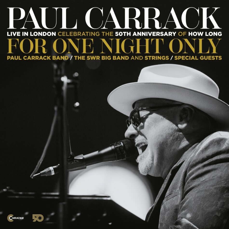 Paul Carrack - For One Night Only - Live In London 2 CD