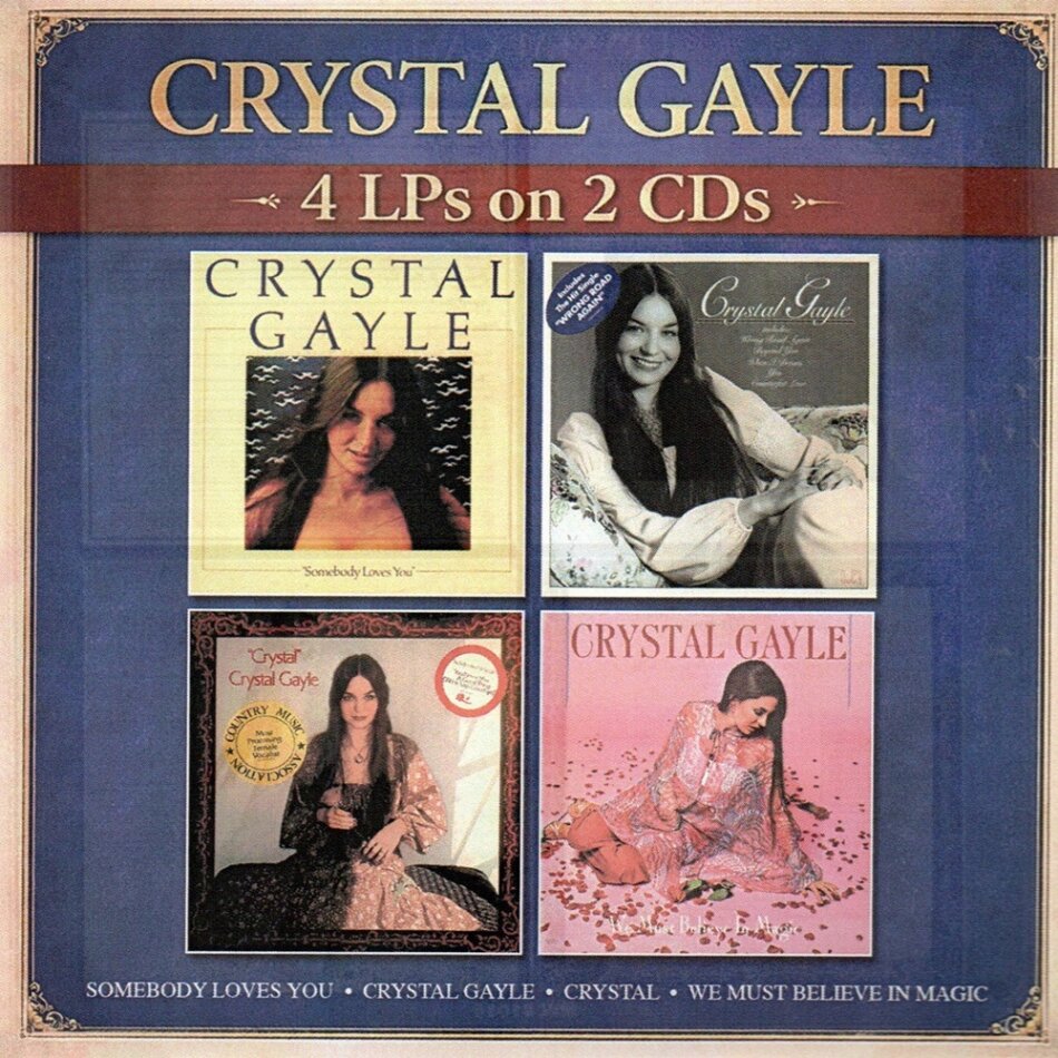 Crystal Gayle - Somebody Loves You / Crystal Gayle / Crystal 2 CDs