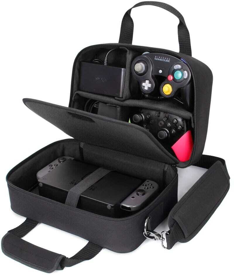 Enhance USA Gear S14 Console Gaming Nintendo Switch Tasche Schwarz