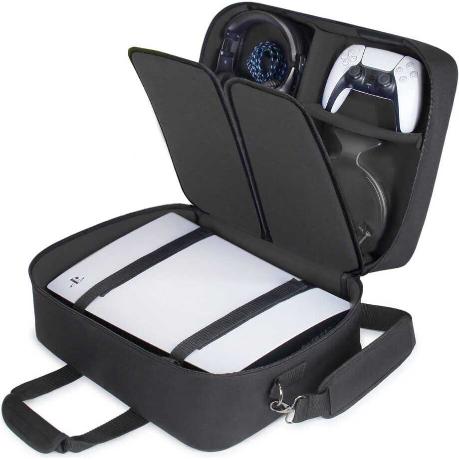 Enhance USA Gear S23 Console Gaming PlayStation Tasche Schwarz