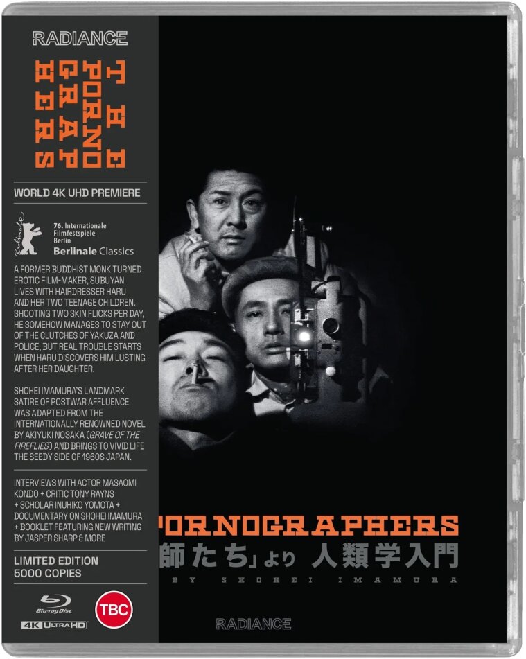 The Pornographers (1966) b/w, Limited Edition, Restored, 4K Ultra HD + Blu-ray