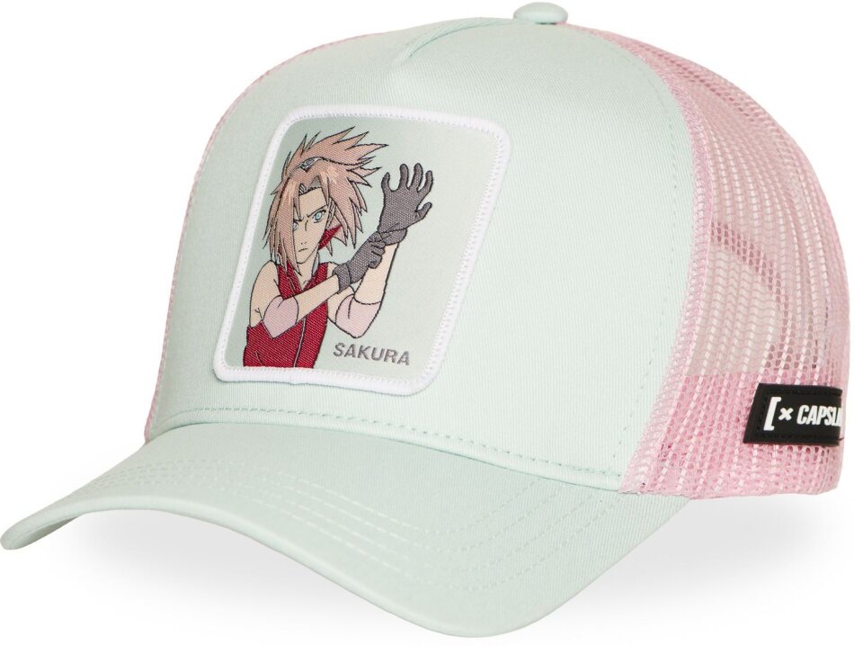 Casquette Trucker - Sakura (Blanc) - Naruto Shippuden - U