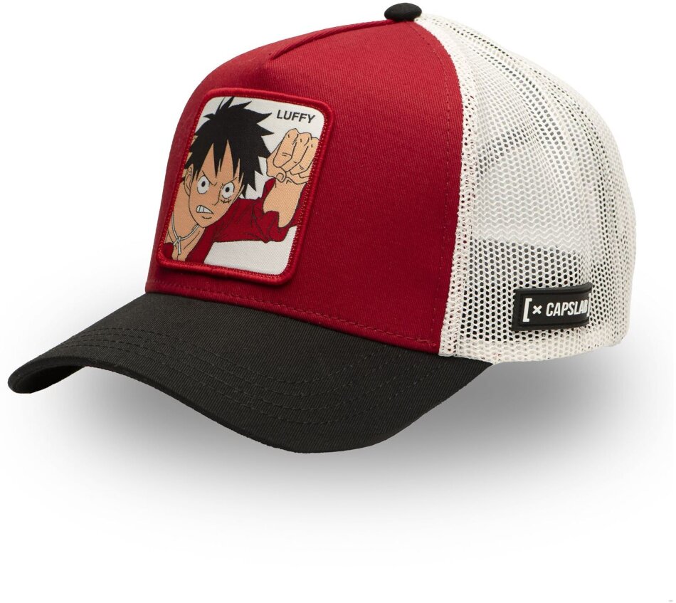Casquette Trucker - Luffy Fâché (Noir/Rouge) - One Piece - U