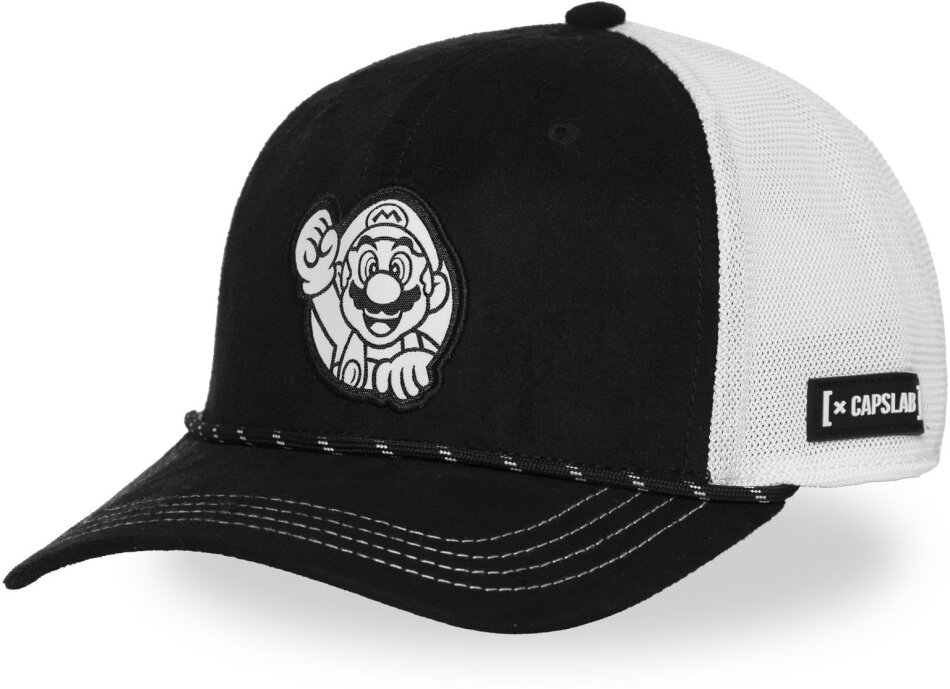 Casquette Curved Premium - Mario (Noir/Blanc) - Super Mario - U