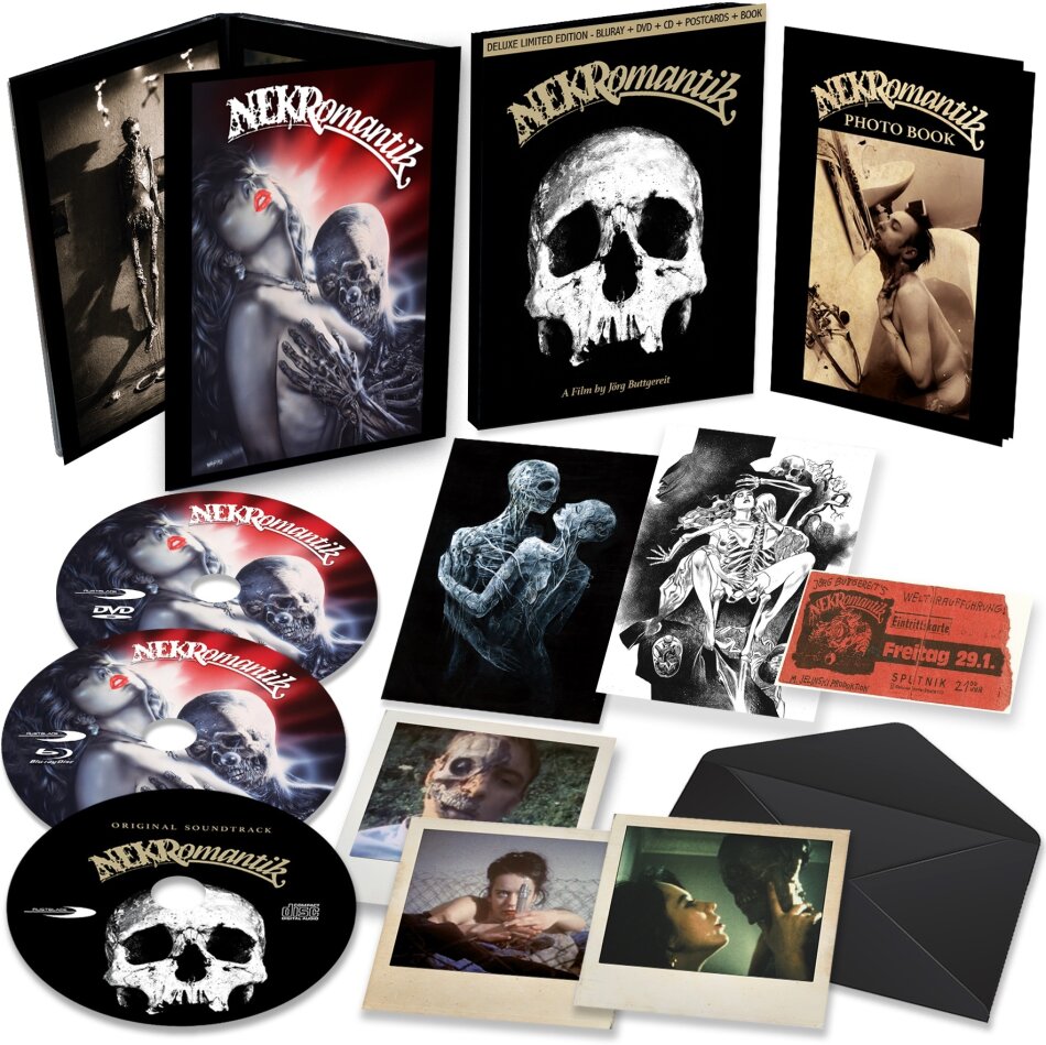 Nekromantik (1987) Édition Deluxe Limitée, Blu-ray + DVD + CD + Livre