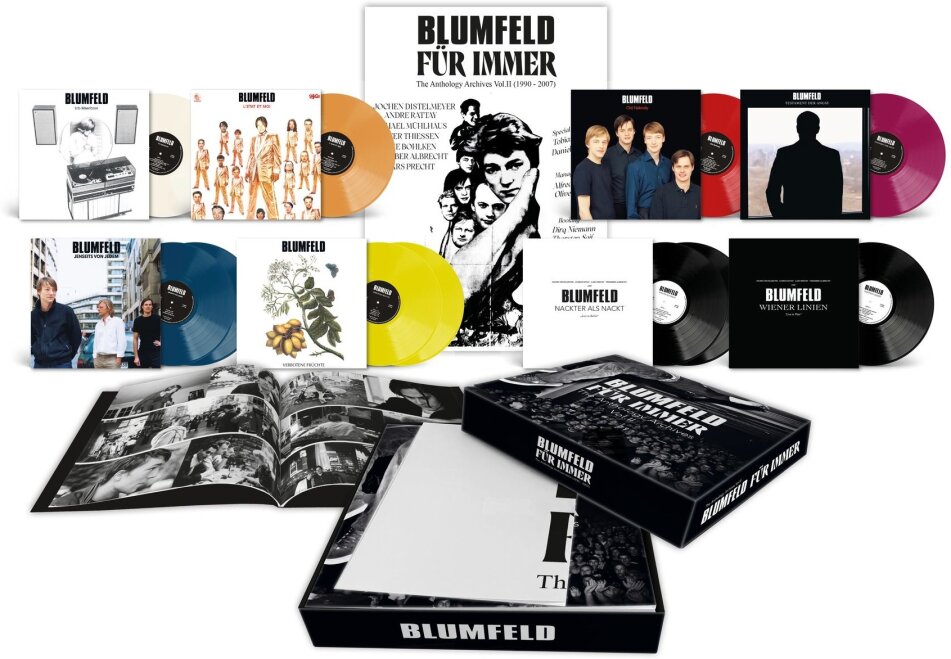 Blumfeld - FÜR IMMER + Poster, 11 LP + Livre
