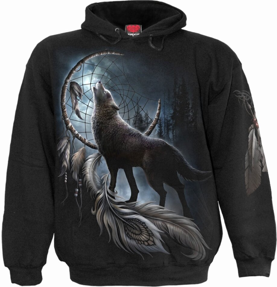 Spiral - From Darkness Kangaroo Pocket (Black) Hoodie