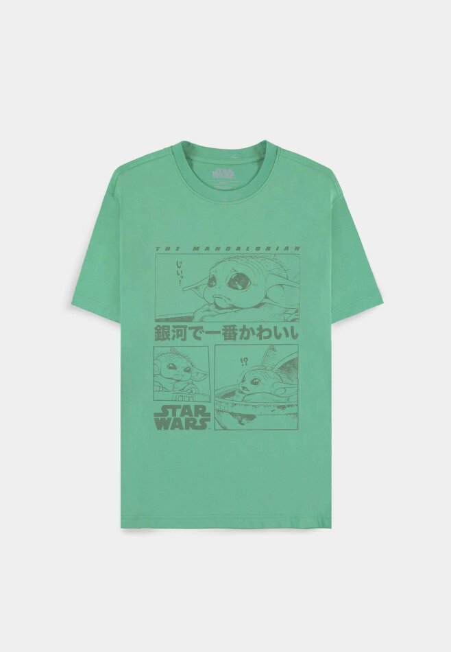 Mandalorian - Grogu Unisex Short Sleeved T-Shirt - 2Xl Short Sleeved T-Shirts U Black