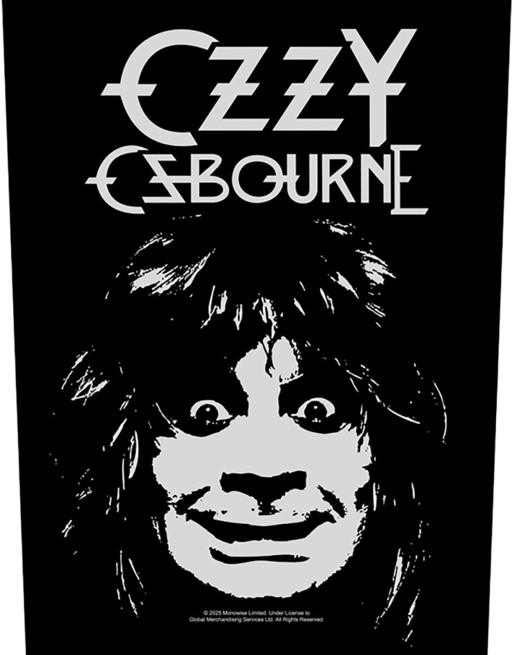 Ozzy Osbourne Back Patch - Madman