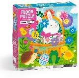 Bunny Basket 25 Piece Floor Puzzle with Shaped Pieces