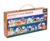 Dog Parade Shaped Floor Puzzle