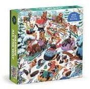 Dashing All The Way 500 Piece Puzzle