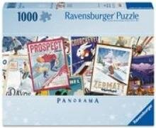 Erwachsenenpuzzle 1000 Teile - Vintage Ski-Poster