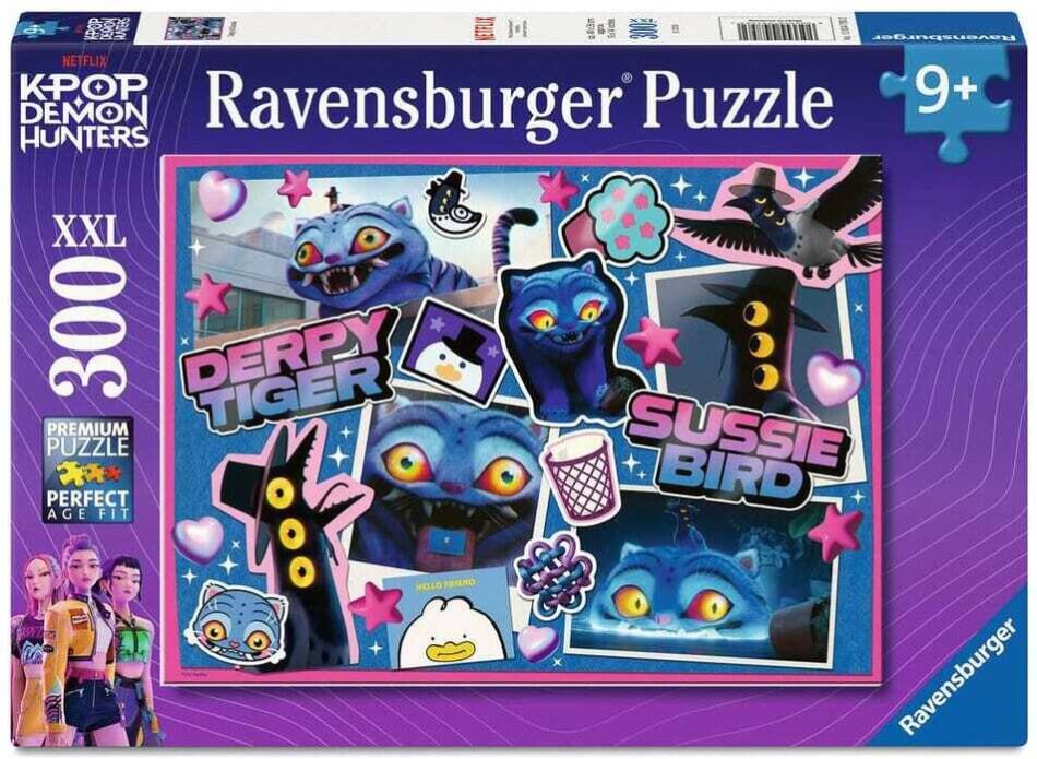 Kinderpuzzle 300 XXL Teile - KPop Demon Hunters - Derpy & Sussie