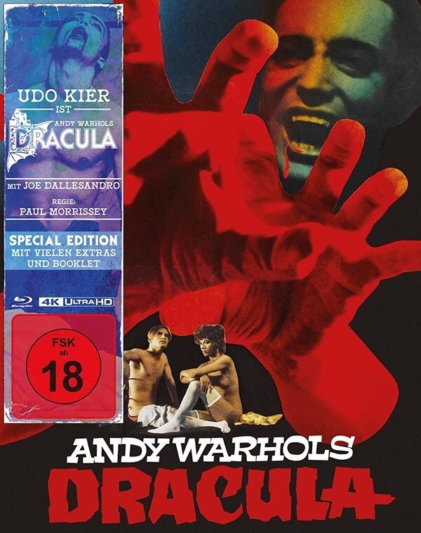 Andy Warhols Dracula (1974) Cover C, Édition Limitée, Mediabook, Édition Spéciale, 4K Ultra HD + 2 Blu-ray