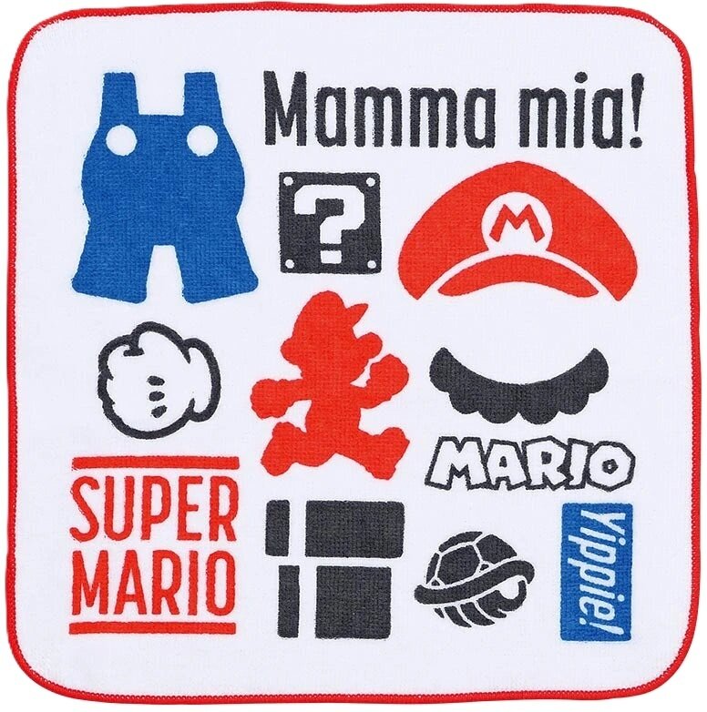 Serviette - Mamma Mia! (Lot E) - Always Together - Mario - Ichibanshô BNP30853 - 25 cm
