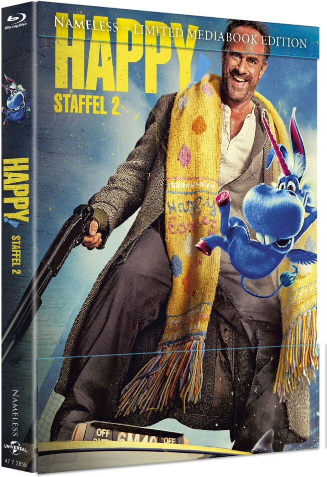 Happy! - Staffel 2 Cover B, Limited Edition, Mediabook, 2 Blu-rays