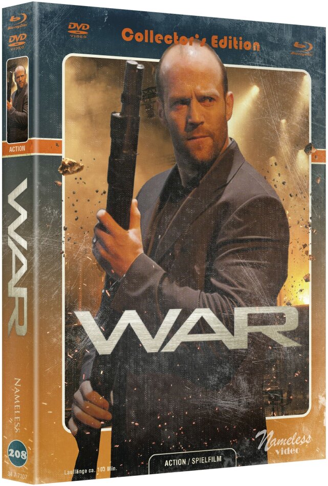 War (2007) Cover C, Limited Collector's Edition, Mediabook, Blu-ray + DVD