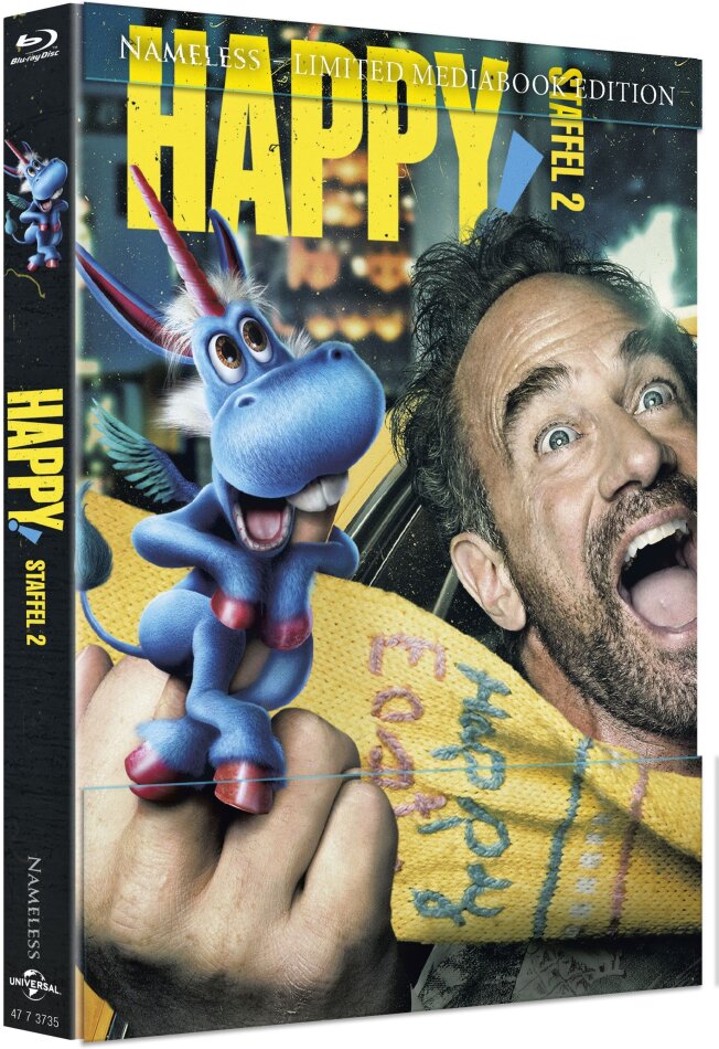 Happy! - Staffel 2 Cover A, Limited Edition, Mediabook, 2 Blu-rays
