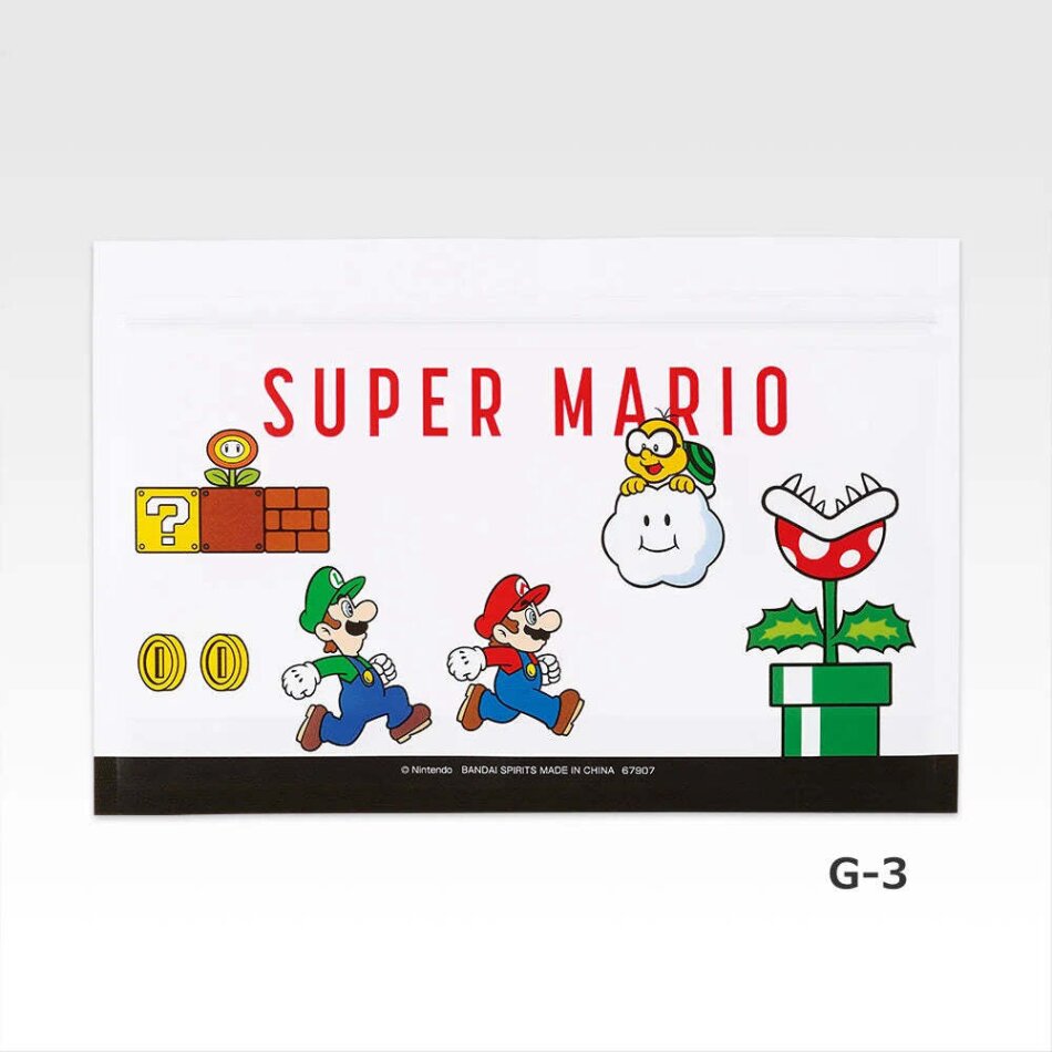 Pochette Refermable - Super Mario Bros (Lot G) - Always Together - Mario - Ichibanshô BNP30853 - 18 cm
