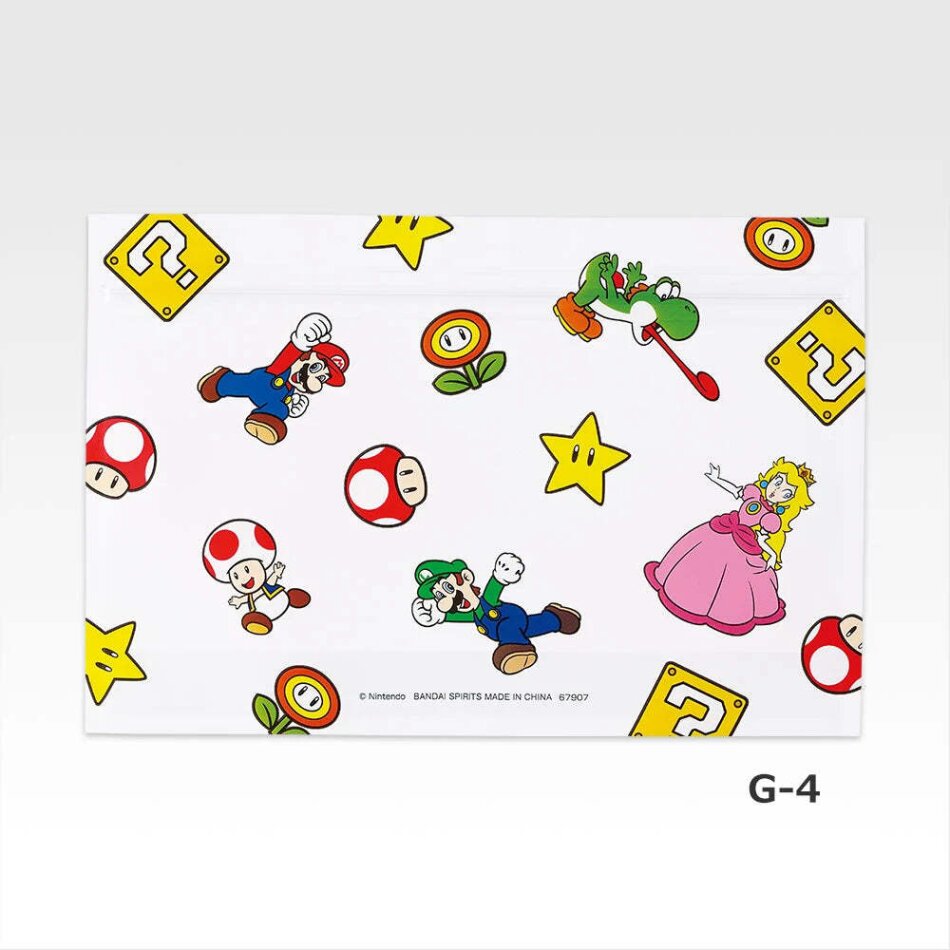 Pochette Refermable - Personnages & Objets (Lot G) - Always Together - Mario - Ichibanshô BNP30853 - 18 cm