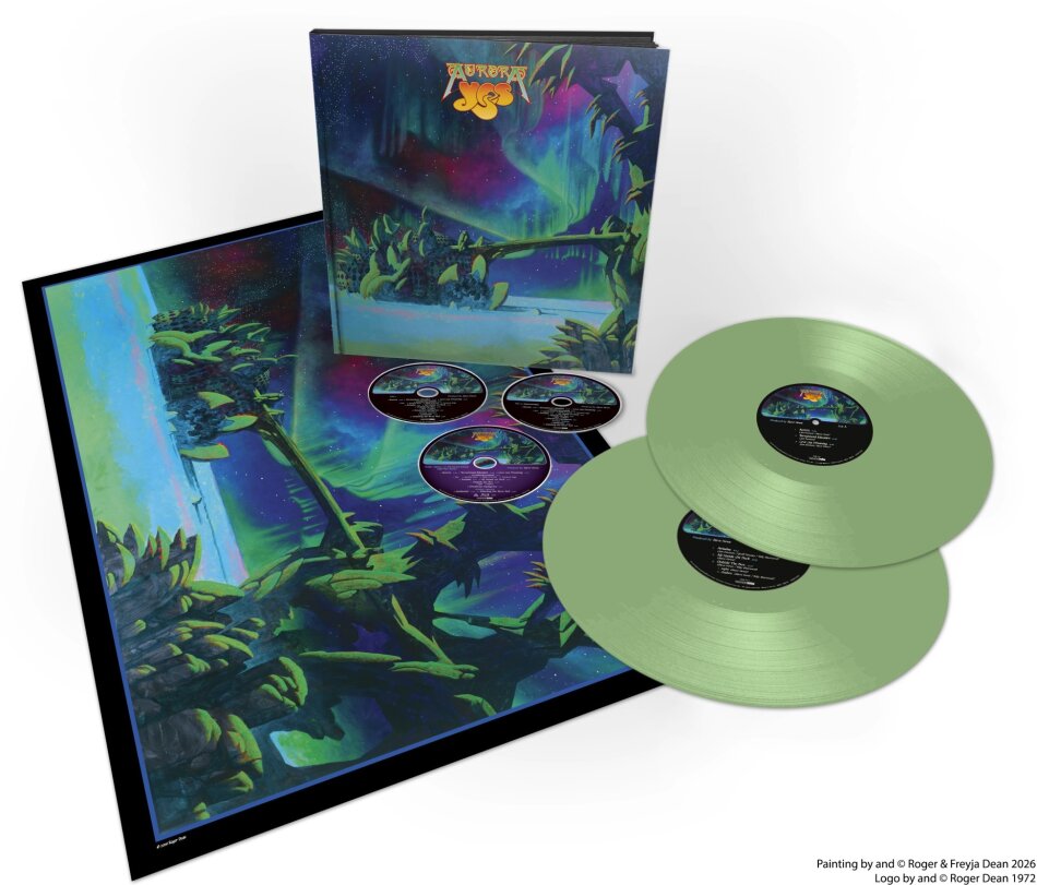 Yes - Aurora Boxset, Artbook, Edizione Limitata, Light Green Vinyl, 2 LP + 2 CD + Blu-ray