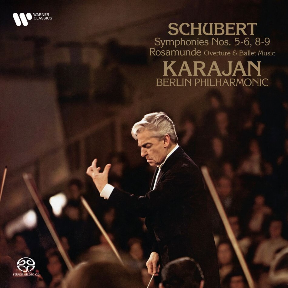 Berliner Philharmoniker, Franz Schubert (1797-1828) & Herbert von Karajan - Sinfonien Nr. 5-6,8-9 u.a. Remastered, 2 SACDs