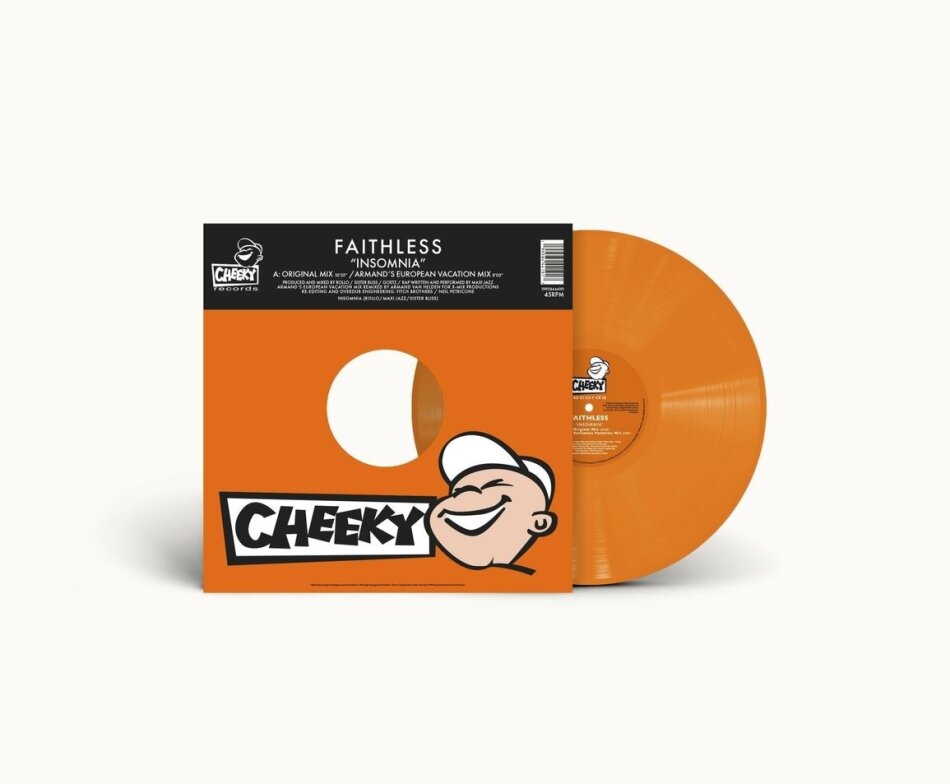 Faithless - Insomnia 2026 Reissue, Sony, Limited Edition, Orange Bio Vinyl, LP