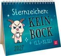 Mini-Kalender 2027 - Sternzeichen Keinbock (1.1. -31.12.)
